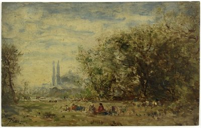 The fresh waters of Asia, near Constantinople (between 1880 and 1890) by Félix Ziem