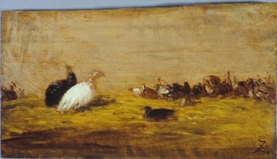 Turkeys by Félix Ziem