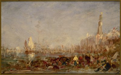 Venice, 2nd Half of the 19th Century by Félix Ziem