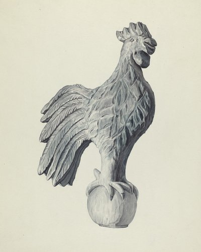 Cock Weather Vane by Flora Merchant