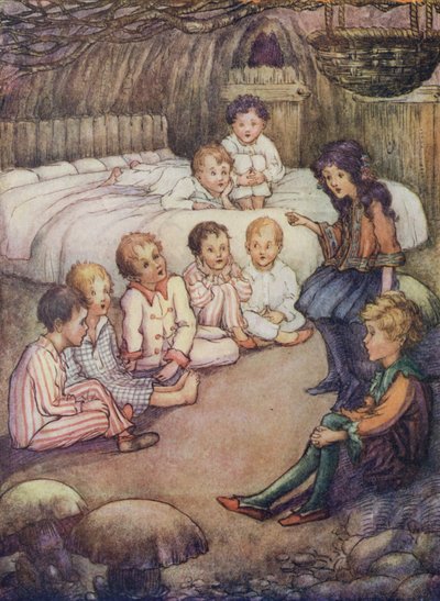 Underground House in the Woods where Wendy told stories by Flora White