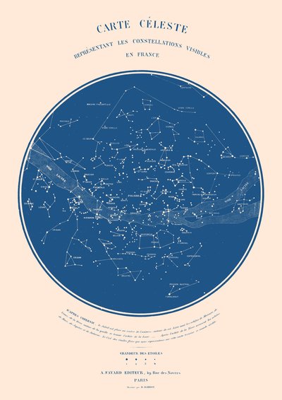Carte Celeste - ASTER EDITION, 2022 by Florent Bodart