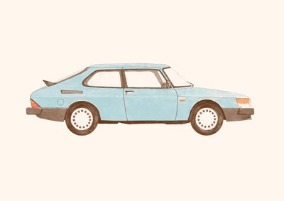 Saab 900 Vintage, 2024 by Florent Bodart