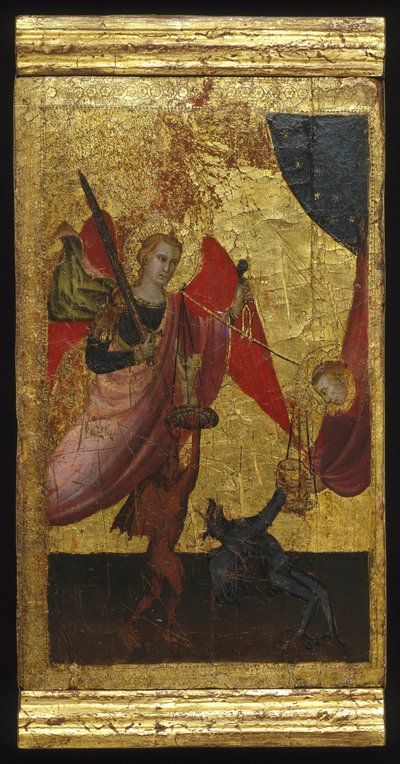 Saint Lawrence Intercedes for the Soul of Emperor Henry II by Florentine Lorenzo di Niccolò