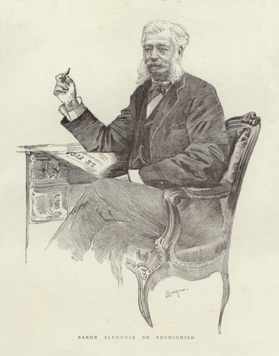 Baron Alphonse James de Rothschild by Florian