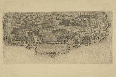 Battle at the Leffingedijk Between the State Troops of Ernst Casimir of Nassau and the Spanish of Albrecht of Austria, 1600 by Floris Balthasarsz. van Berckenrode