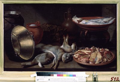 Still Life with Hares by Floris Gerritsz van Schooten
