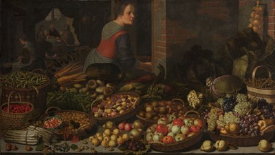Still Life with Fruit and Vegetables by Floris van Schooten
