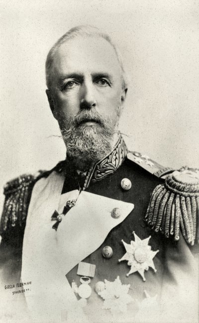 Portrait of Oscar II, King of Sweden and Norway by Florman Gosla