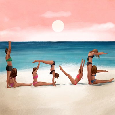 Love on the Beach by Flow Line