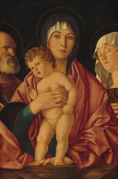 Madonna and Child with Saints by Follower of Giovanni Bellini