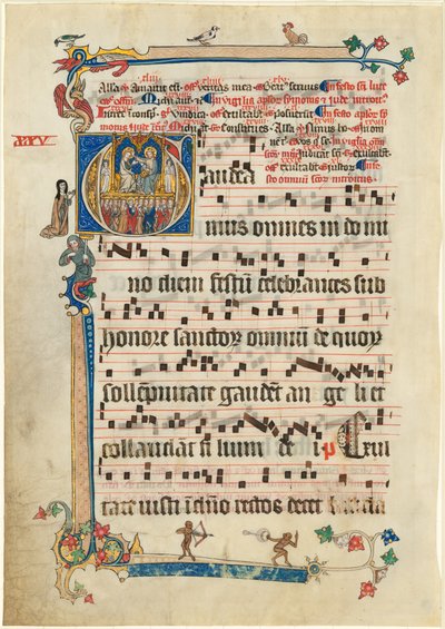 Coronation of the Virgin with Attendant Saints by Follower of Johannes von Valkenburg