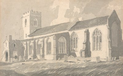South Side of Catfield Church, Norfolk by Follower of John Sell Cotman
