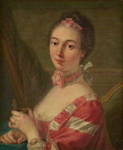 Portrait of a Lady by Follower of Louis Michel Van Loo