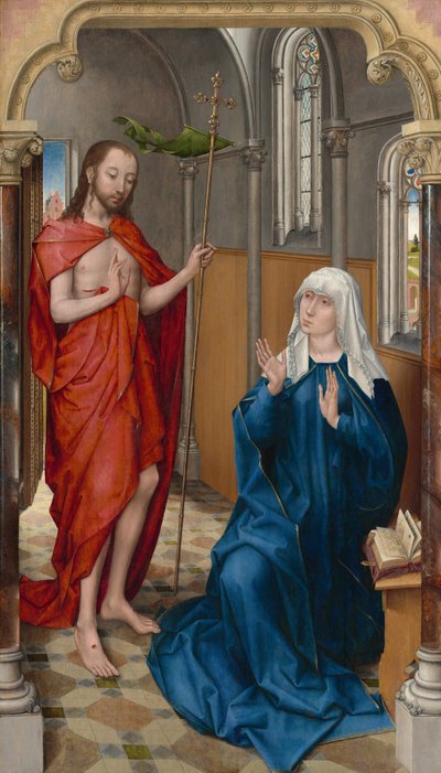 Christ Appearing to the Virgin by Follower of Rogier van der Weyden