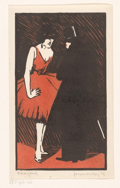 Dancer with a Gentleman by Fons van den Berg (signed by artist)