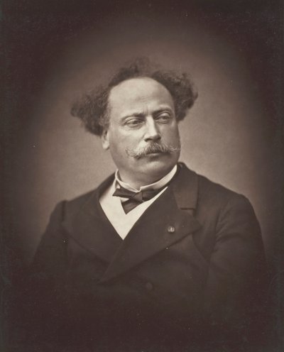 Alexandre Dumas, fils French Novelist and Playwright, 1824-1895, 1875-76 by Fontaine