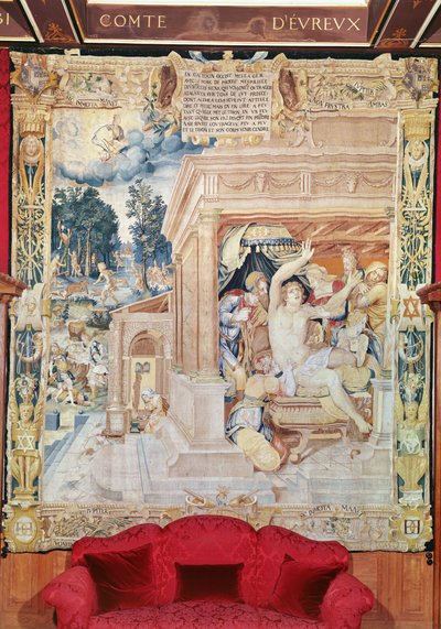 Atalanta and Meleager, from the Story of Diana by Fontainebleau School