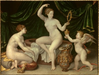 Venus at Her Toilet by Fontainebleau School