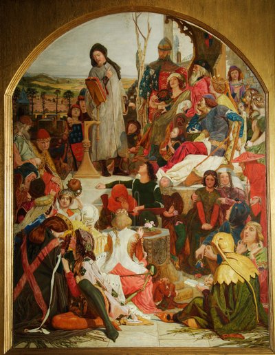 Chaucer at the Court of Edward III by Ford Madox Brown