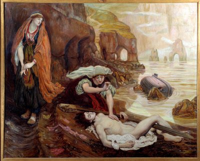 Haydee Discovering the Body of Don Juan by Ford Madox Brown