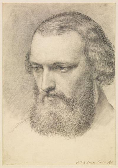 Portrait: Head Study of Daniel Casey (Three-Quarter View) by Ford Madox Brown