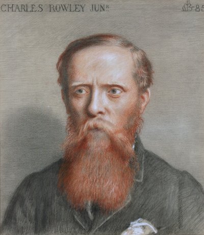 Portrait of Charles Rowley (1839-1933) by Ford Madox Brown