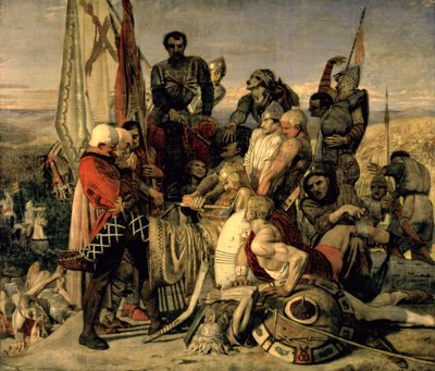 The Body of Harold Brought Before William the Conqueror by Ford Madox Brown
