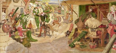 The Establishment of the Flemish Weavers in Manchester in 1363 by Ford Madox Brown