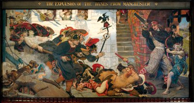The Expulsion of the Danes from Manchester by Ford Madox Brown