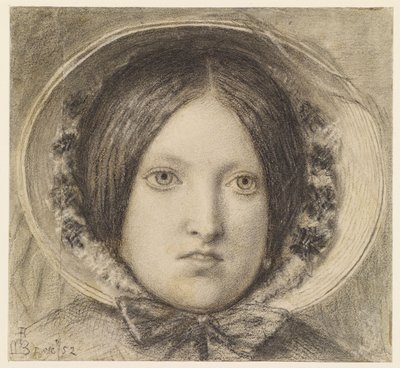 The Last of England - Portrait of Emma Hill by Ford Madox Brown