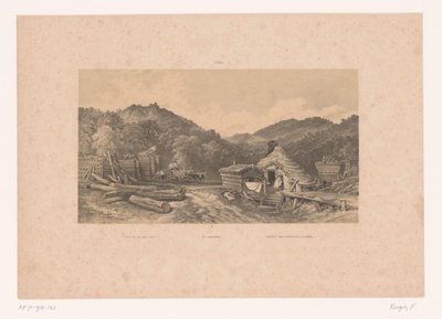 Lumberjacks in the Black Forest by Fortuné Ferogio