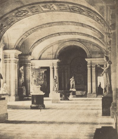 Salon of the Caryatides, Louvre, c. 1851 by Fortuné Joseph Petiot Groffier