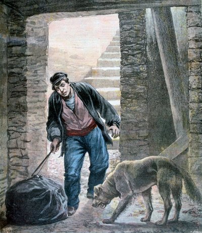 A Crime on the Rue Botzaris, Paris by Fortuné Méaulle