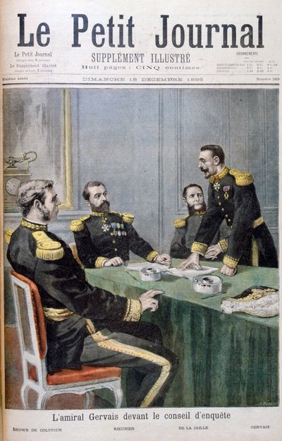 Admiral Gervais in Front of the Investigation Board by Fortuné Méaulle