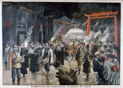 Funeral of the Empress Dowager of Japan by Fortuné Méaulle