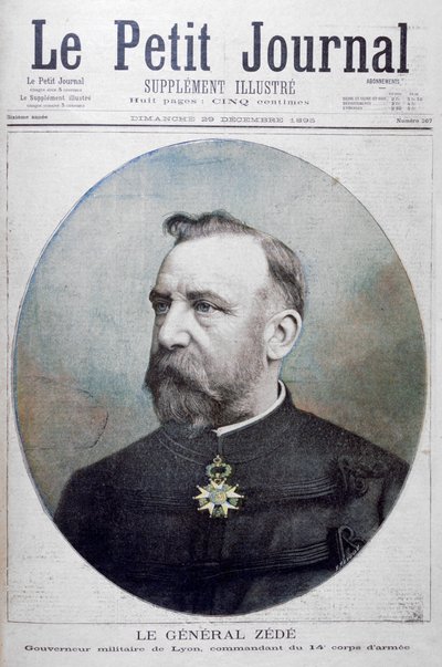 General Zede, military governor of Lyon, France by Fortuné Méaulle