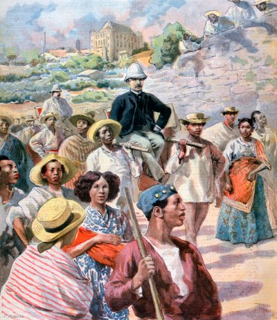 M le Myre de Vilers in Madagascar, 1894 by Fortuné Méaulle