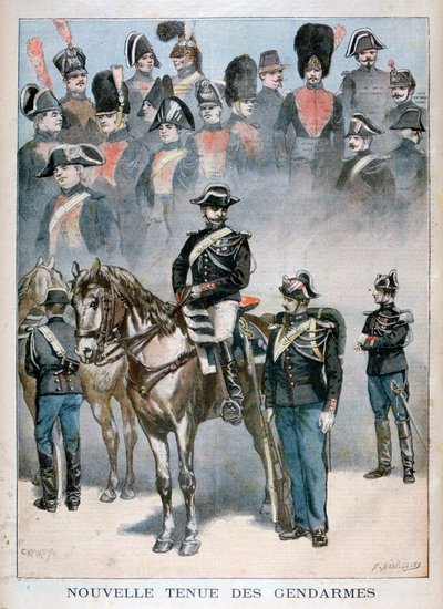 New uniform of the Gendarmes by Fortuné Méaulle