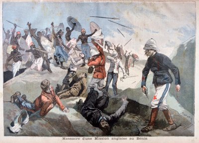 The Massacre of an English Mission in Benin by Fortuné Méaulle