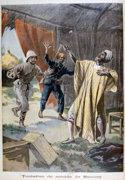 The Attempted Suicide of Samori Ture by Fortuné Méaulle