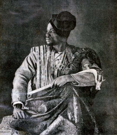 The Chief Dahomey Envoy for King Behanzin in Paris, 1893 by Fortuné Méaulle