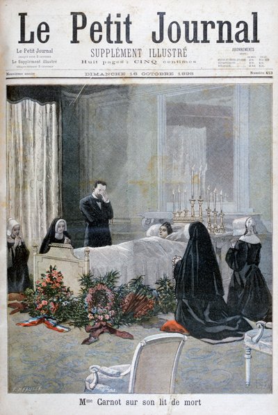 The Death of the Son of Marie François Sadi Carnot by Fortuné Méaulle