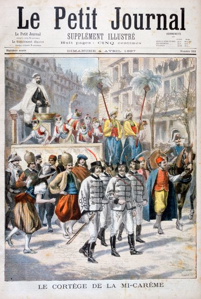 The Procession of the Mid-Lent Festival by Fortuné Méaulle