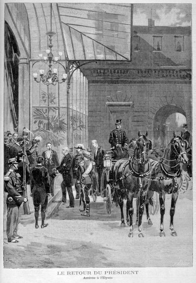 The Return of Felix Faure, President of France, to Paris, After His Visit to Russia by Fortuné Méaulle