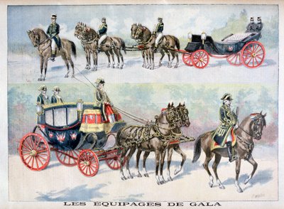 Types of Gala Coaches by Fortuné Méaulle