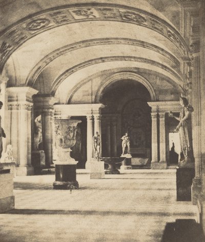 Salon of the Caryatides, Louvre by Fortune Joseph Petiot-Groffier