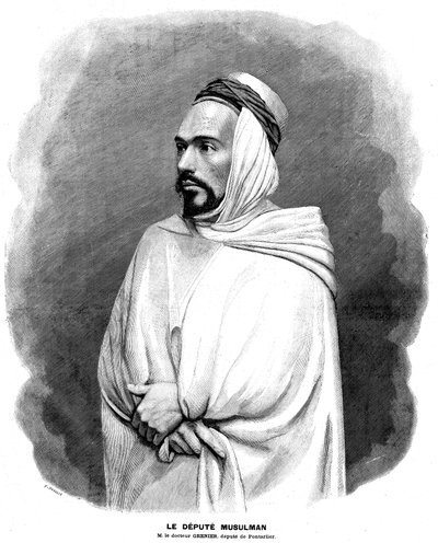 Engraving of Meaulle after a Photographic Portrait of Guillard on the Front of the Journal Illustrous No. 3 of January 17 by Fortune Louis Meaulle
