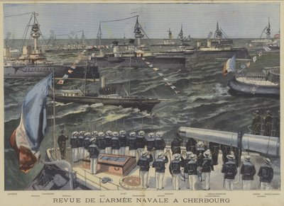 French Navy Review off Cherbourg by Fortune Louis Meaulle