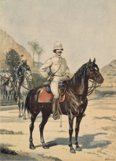 General Gallieni, from Le Petit Journal by Fortune Louis Meaulle